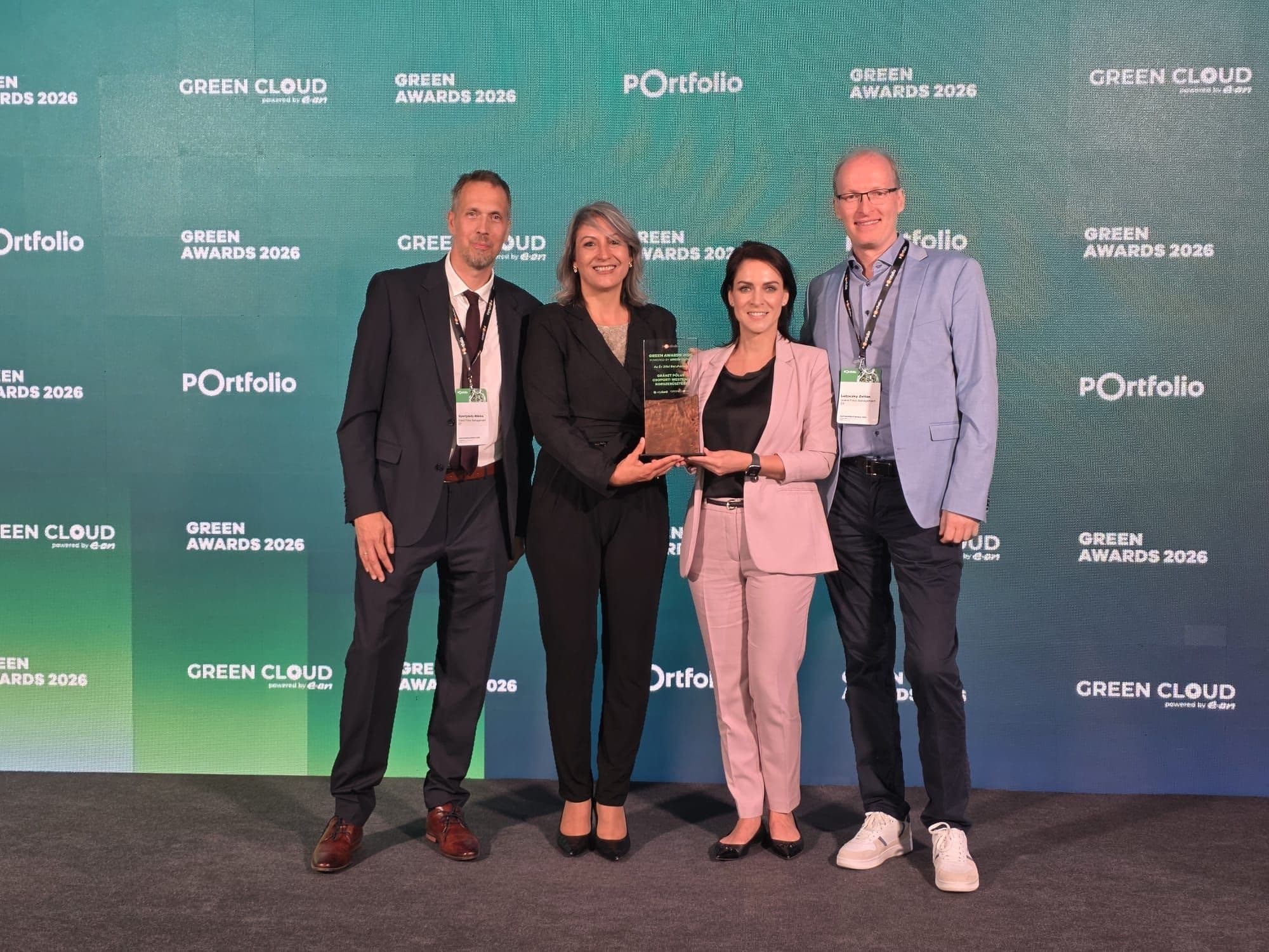A Westend csapata a Green Awards 2026-on.