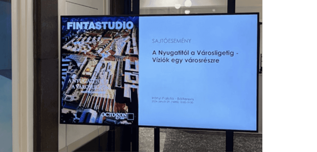 A Nyugatitól a Városligetig – Víziók egy városrészre - sajtótájékoztató a Finta Stúdióval