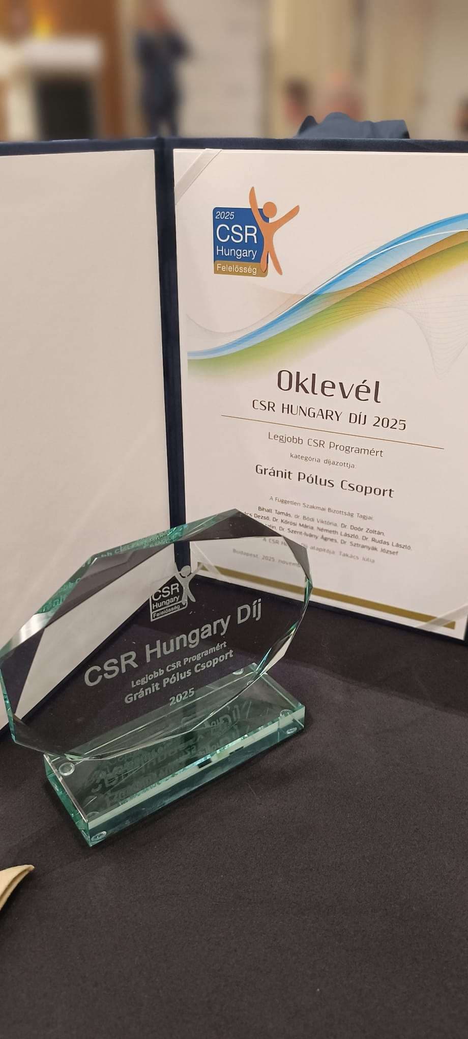 A CSR Hungary Magyar Üzleti Felelősség Díjjal ismerte el Dream Building programunkat (3)